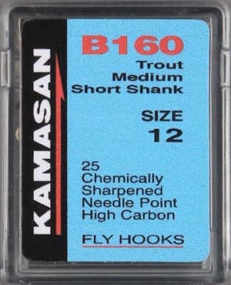 Kamasan B160 Trout Fly Tying Hooks Eb160