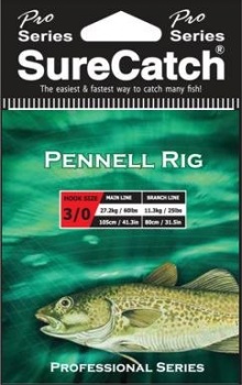 Sure Catch Pro Series Pennell Rig (60lb Main Line)