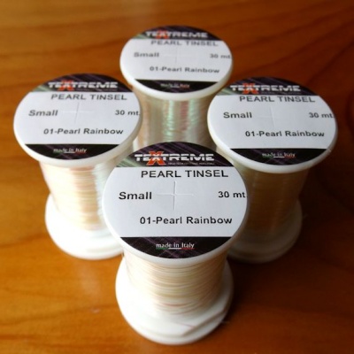 Textreme Medium Pearl Tinsel - Rainbow