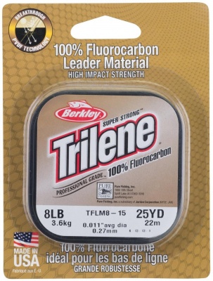 Berkley Trilene 100% Fluorocarbon Leader - 25m