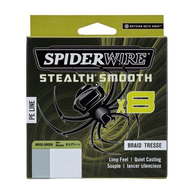 SpiderWire Stealth Smooth x8 PE Braid - Moss Green - 300m
