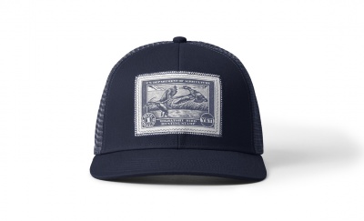 Yeti Duck Stamp Trucker Hat - Navy