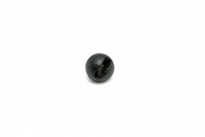 Fulling Mill Slotted Tungsten Beads Matte Black