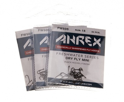 Ahrex FW506 Dry Fly Mini Hook Barbed
