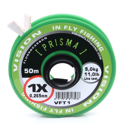 Vision Prisma FluoroCarbon Tippet 50m