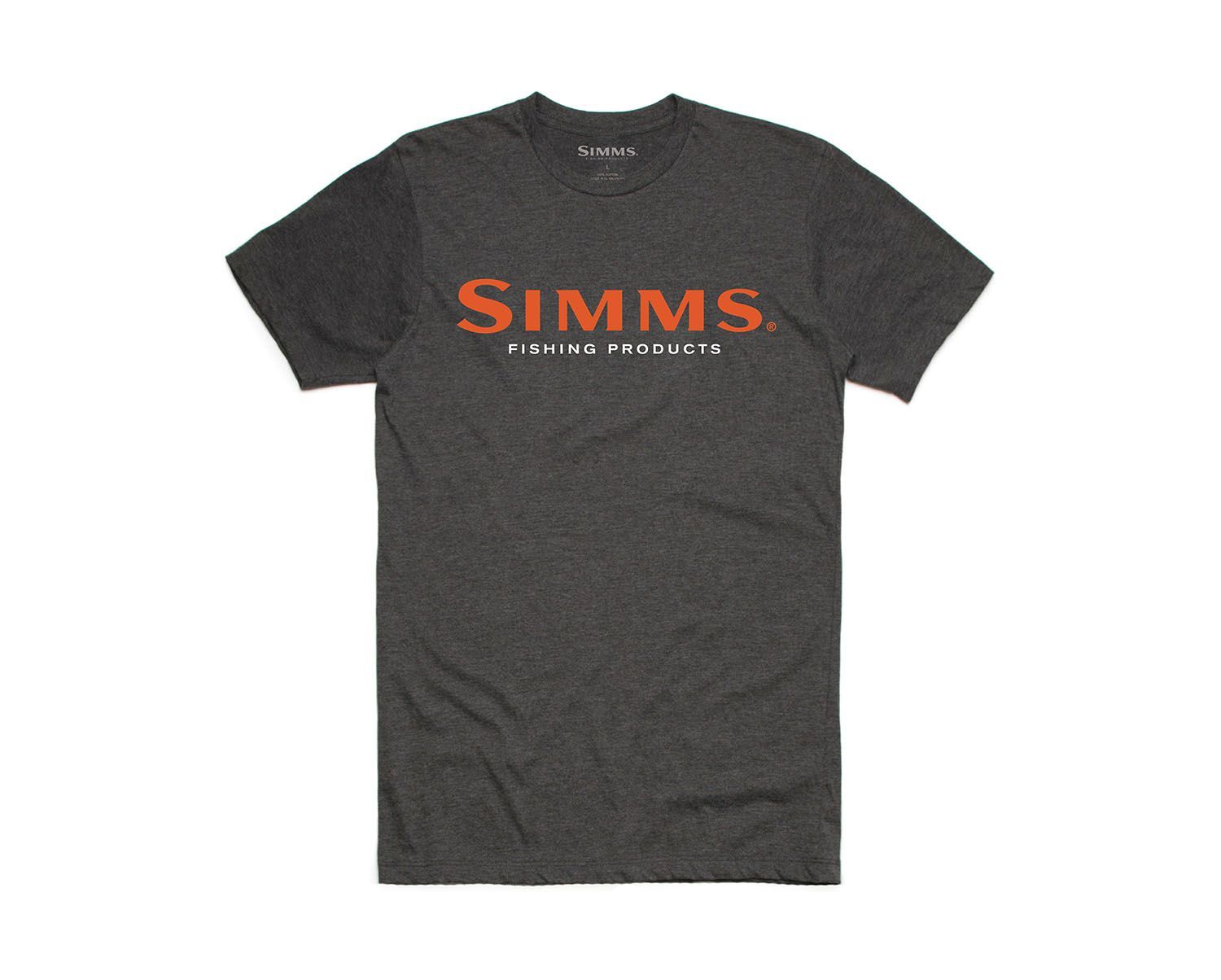 Simms Logo T-Shirt - Charcoal Heather