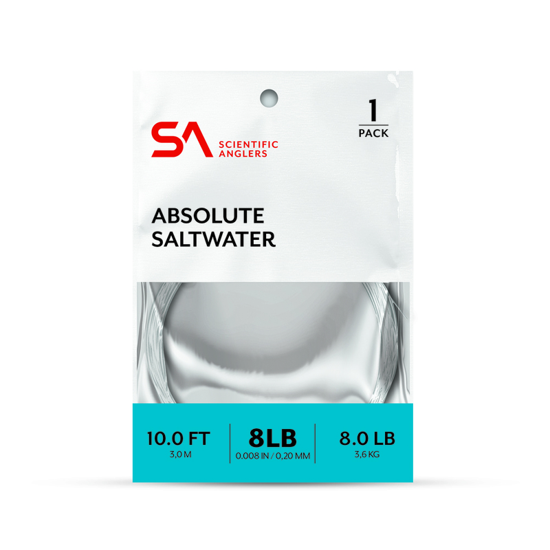 Scientific Anglers Absolute Saltwater Leader 10' - Clear