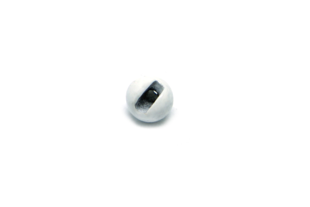Fulling Mill Slotted Tungsten Beads Painted White