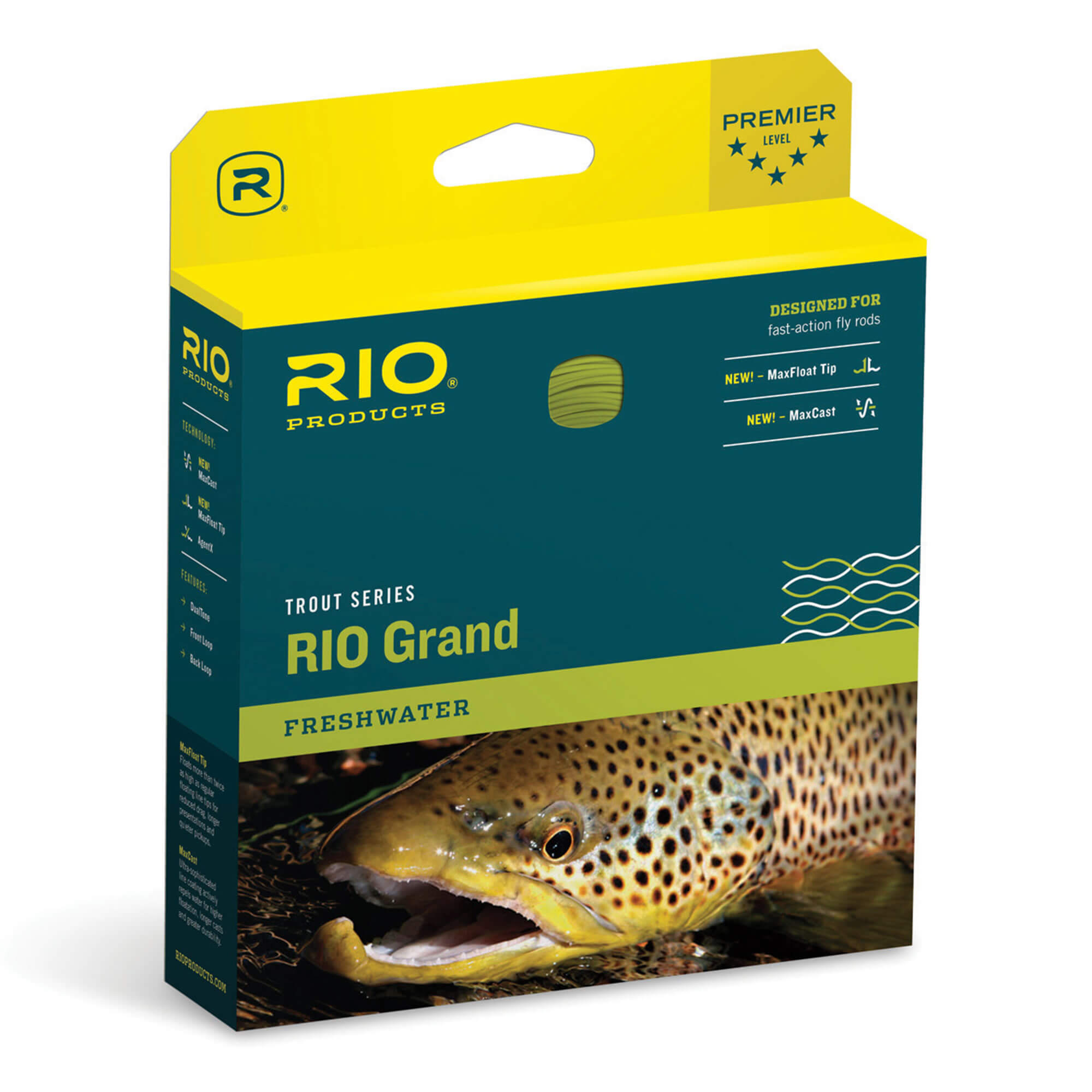 RIO Grand Maxcast - Pale Green / Yellow