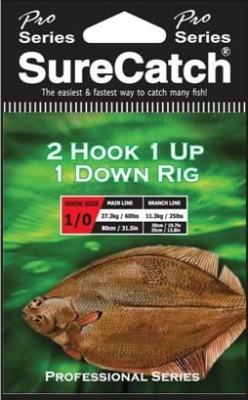 Surecatch Pro Series 2 Hook 1 Up 1 Down Rig