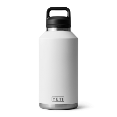 Yeti Rambler 64oz (1.9L) Bottle Chug - White