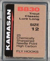 Kamasan B830 Trout Fly Tying Hooks S Eb830