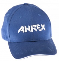 Ahrex Bold Script Cap - White on Blue