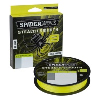SpiderWire Stealth Smooth x8 PE Braid - Hi-Vis Yellow - 300m