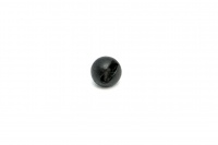 Fulling Mill Slotted Tungsten Beads Matte Black