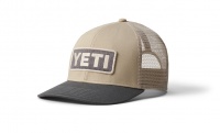 Yeti Mid-Pro Logo Badge Trucker Hat - Sharptail Taupe/Grey