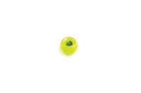 Fulling Mill Brass Beads Painted Fluo Chartreuse