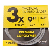 Airflo Tactical Tapered Leaders 3 Pack - 9'
