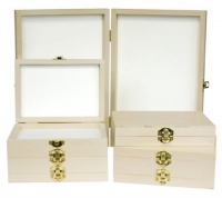 Dennet Wooden Fly Display Boxes