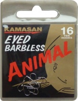 Kamasan Animal Barbless Eyed Hooks Ebaneb