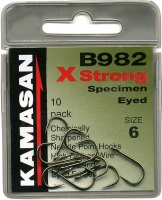 Kamasan B982 Barbed Power Carp Eyed Hooks Eb982