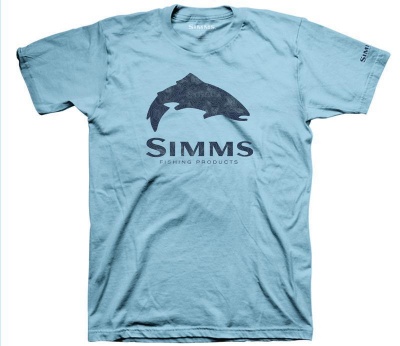 Simms Topo Camo Logo T Shirt