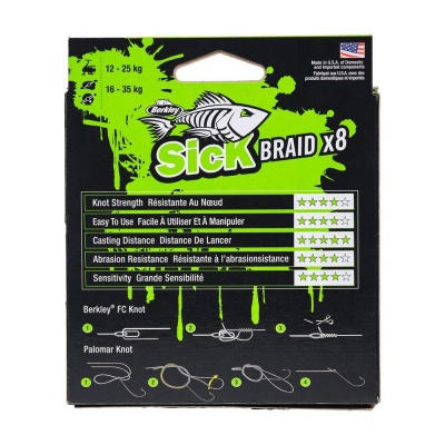 Berkley Sick Braid - Fl Green