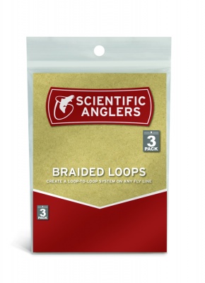 Scientific Anglers Braided Loops - 3 Pack - Clear